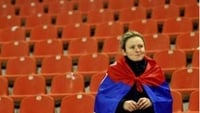 Fudbalska reprezentacija Srbije na praznoj "Marakani" 