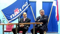 Kandidat PDP-a Mladen Ivanić na tribini u Ugljeviku 
