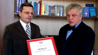 Zoran Kalinić, dobitnik nagrade "Glasa Srpske" za lično