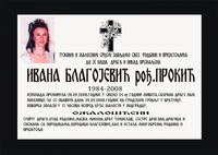 Ivana Blagojević umrla na svojoj svadbi