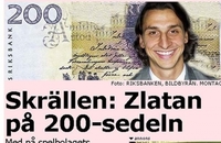 Ibrahimovićev lik na novčanici