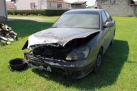 Zapaljen automobil šefa naplate u Elektrokrajini