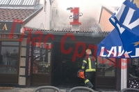 Gori kafić “No1” u centru Banjaluke FOTO