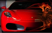 Zapaljen “ferari” u garaži u Beogradu
