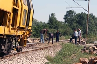 Vagoni koji su iskliznuli s pruge vlasništvo Željeznica Poljske
