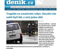 Češka: Na reliju četiri osobe poginule, tri povrijeđene