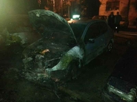 Zapaljen auto gradskog funkcionera SPS-a