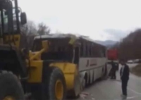 Vozač autobusa iz Nevesinja poginuo u sudaru sa kamionom
