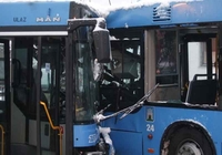 Zagreb: U sudaru dva autobusa povrijeđeno dvadesetak putnika FOTO
