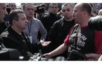 Incident na maratonu: Pred Dačićem raširili transparent Izdao si Kosovo 
