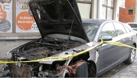 Zapaljen automobil audi A6