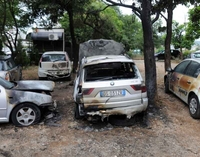 Podgorica: Nepoznata osoba zapalila pet automobila