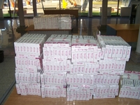 Zaplijenjeno 360 boksova cigareta