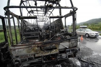 Zagreb: Izgorio autobus javnog prevoza