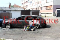 Banjaluka: Zapaljen automobil “audi A6” FOTO