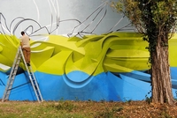 Flaster grafiti u Banjaluci