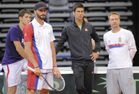 Novak stigao, odmah u Areni