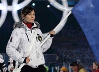 Žana nosi zastavu BiH