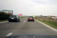 Trka automobilima u završila nesrećom VIDEO