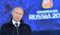 Putin na prvoj utakmici Svjetskog prvenstva