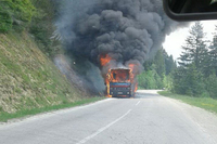 Izgorio autobus koji je odvezao banjalučke đake na ekskurziju