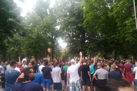 Protest navijača Borca: Uprava napolje