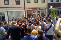 Ученици окупирали предсједника РС