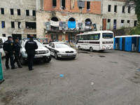 Pretres migranata i objekata  koje koriste u Bihaću