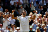 Novak kao nekada – ’pao’ Nišikori za polufinale Vimbldona!