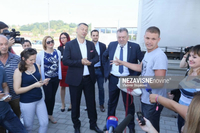 Почело уклањање илегалних наплатних кућица, Станивуковић пресјекао врпцу