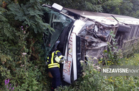 Težak udes kod Banjaluke: Autobus se prevrnuo, jedno lice poginulo