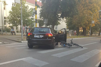 Biciklista povrijeđen u udesu kod Prirodno-matematičkog fakulteta