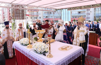 Освештан темељ српско-руског Храма и културног центра