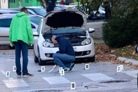 Objavljen video izrešetanog policijskog golfa VIDEO