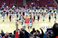 Uoči NBA utakmice zaigrali srpsko kolo