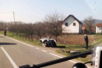 U slijetanju forda teško povrijeđen vozač