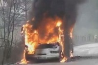 Zapalio se autobus kod Zavidovića