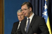 Vučić u Mostaru: Želim da srpski proizvodi budu na svakom mestu