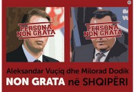 Milorad Dodik i Aleksandar Vučić persone non grata u Albaniji