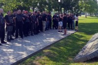 Ноћни вукови положили вијенце јасеновачким жртвама