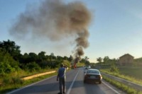 Četiri lica povrijeđena u Verićima, izgorio “opel”