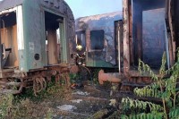 Požar u Banjaluci, gorjeli vagoni u Ložioničkoj ulici