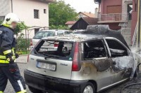 Zapalio se auto u Trnu