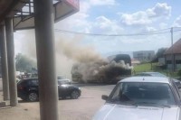 Zapalio se autobus u Tuzli, nema povrijeđenih