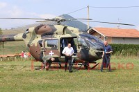 Министар одбране Републике Србије хеликоптером стигао на Мањачу