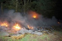 Požar na skladištu u Romanovcima kod Gradiške