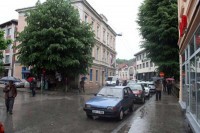 Протест на градском тргу у Новом Граду 27. септембра