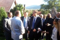 Dodik i Vučić posjetili rodnu kuću Gavrila Principa