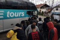 Autobusi sa migrantima krenuli ka Sarajevu