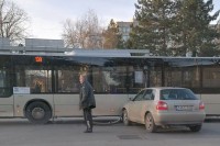 Sudar „audija" i autobusa u centru Banjaluke
